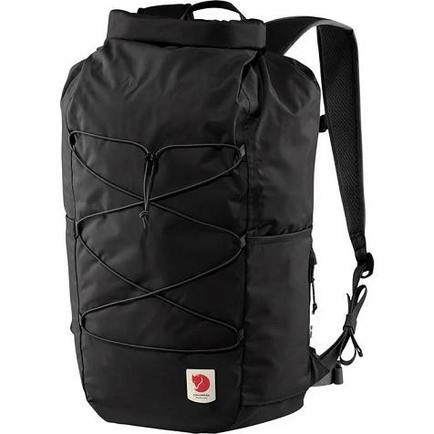 Fjallraven High Coast Rolltop 26 Backpack Black Singapore For Men (SG-218005)